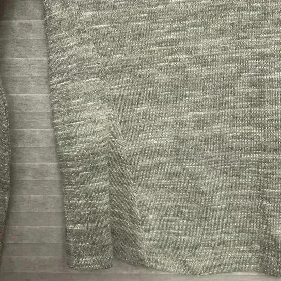 New grey silver shimmery turtleneck sz XS Holiday Party? - Picture 3 of 6